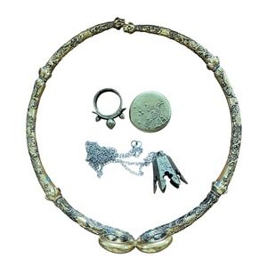 Black Myth Wukong 4pc Collection Set Headband Ring Bell Pendant Coin Cosplay